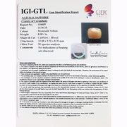 8.89 Ratti yellow sapphire with Govt Lab Certificate-(1221)
